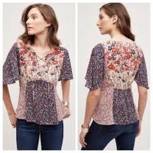 HD in Paris Multi Print Floral Blouse